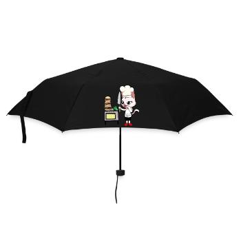 Cat Cook Cook Cooks Cats Hosts - Umbrella (small) - black - Front