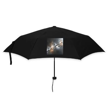 Querflöte - Regenschirm (klein) - Schwarz - Vorne
