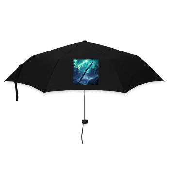 Querflöte - Regenschirm (klein) - Schwarz - Vorne