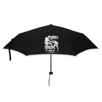 Mode Krav maga activé - Parapluie standard - noir - Devant