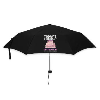 Gâteau Tartelette Décoration Gâteau - Parapluie standard - noir - Devant