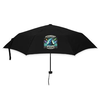 Buchhalter auf der Straße Zauberer in den - Regenschirm (klein) - Schwarz - Vorne