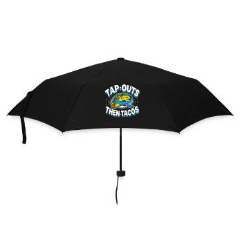 Tap Outs Dann Tacos - Regenschirm (klein) - Schwarz - Vorne
