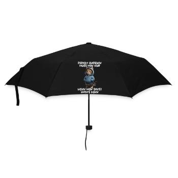 Drôle de chats disant amoureux des animaux Drôle de chat chat - Parapluie standard - noir - Devant