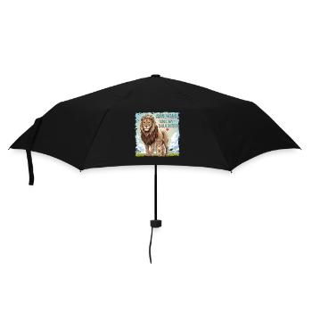 Awesome Like My Daughter Dad Vatertag & Muttertag - Regenschirm (klein) - Schwarz - Vorne