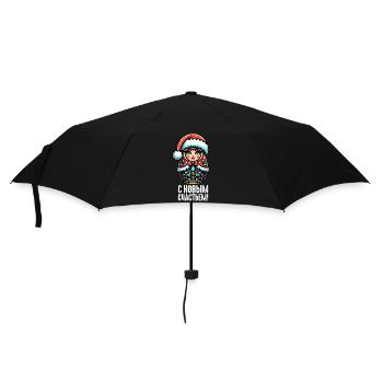 Russian Matryoshka Christmas Russia - Umbrella (small) - black - Front