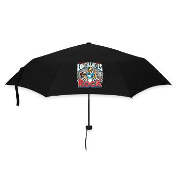 Mittagessen Ladies Rock - Regenschirm (klein) - Schwarz - Vorne