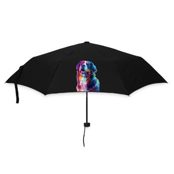 Berner Sennenhund - Regenschirm (klein) - Schwarz - Vorne