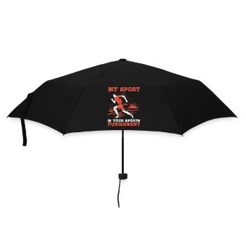 Trailrunning - Regenschirm (klein) - Schwarz - Vorne