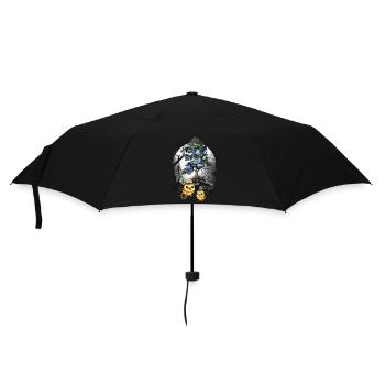 Küken Kinder Wilder Westen Western spielen Kinder - Regenschirm (klein) - Schwarz - Vorne