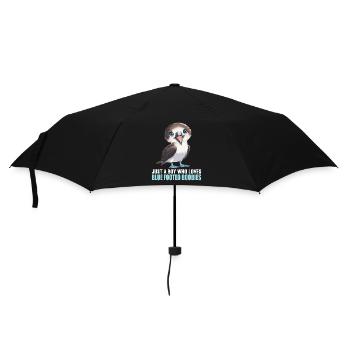 Blue-footed booby - Umbrella (small) - black - Front