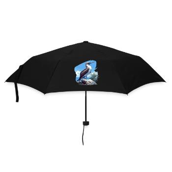 Fou à pieds bleus - Parapluie standard - noir - Devant