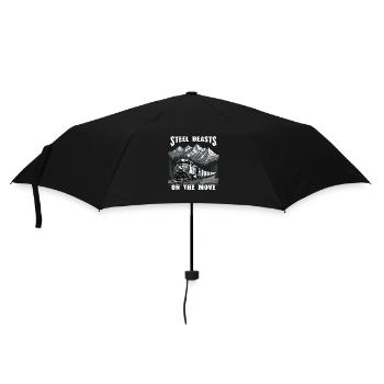 Railfan Train Enthusiast Locomotive Lover - Umbrella (small) - black - Front