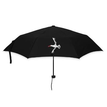 Möwe - Regenschirm (klein) - Schwarz - Vorne