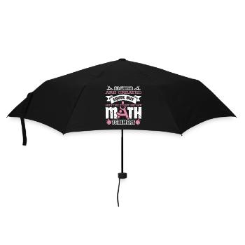 Finest Women Become Math Teachers - Umbrella (small) - black - Front
