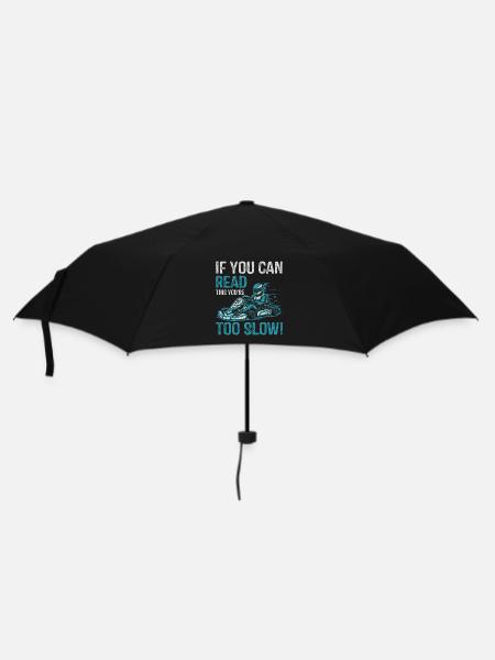 Si vous pouvez lire ceci, vous êtes trop lent ! - Parapluie standard - noir