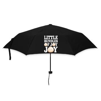 Dim-sum lovers of Chinese cuisine and dumplings - Umbrella (small) - black - Front