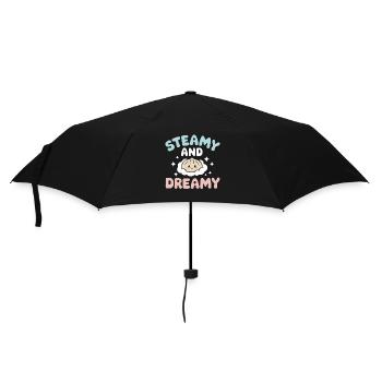 Dim-sum lovers of Chinese cuisine and dumplings - Umbrella (small) - black - Front