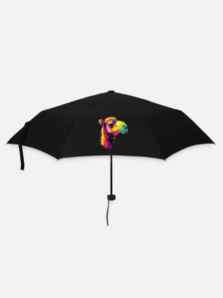 Chameau Dromadaire Camel de Bactriane Cadeau Chameaux - Parapluie standard - noir