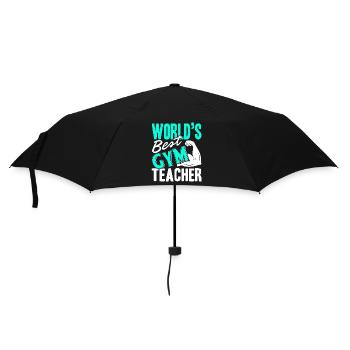 Gym Teacher Best Gym Teacher - Umbrella (small) - black - Front
