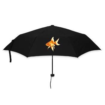poisson rouge - Parapluie standard - noir - Devant