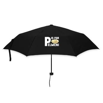Pelmeni Russian Cuisine - Umbrella (small) - black - Front