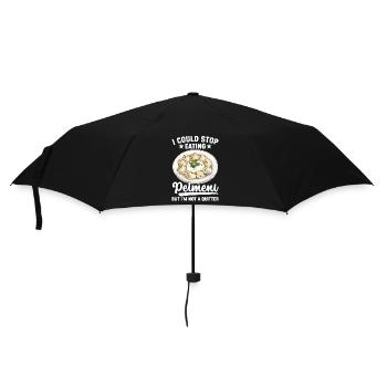 Pelmeni Russian Cuisine - Umbrella (small) - black - Front