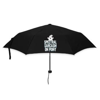 Paranormal Comedy Funny Ghost Humor Lighthearted - Umbrella (small) - black - Front