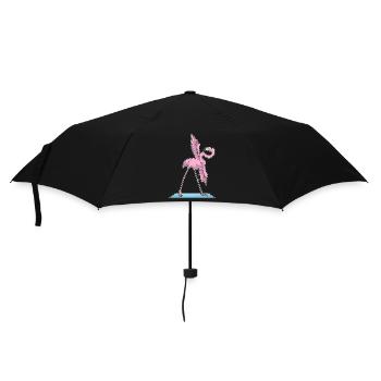 Flamingo Yoga Gymnastique - Parapluie standard - noir - Devant