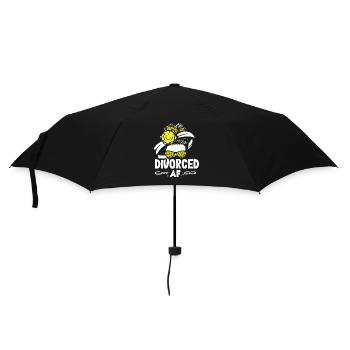 Divorced Bold Statement Divorce - Umbrella (small) - black - Front