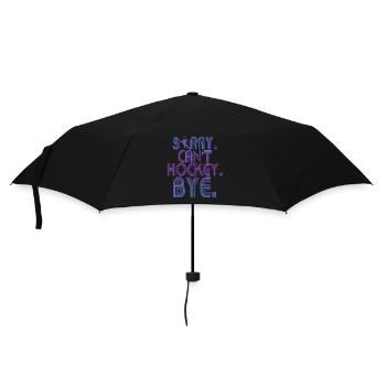 Sorry Can't Hockey Bye Hockey Lover - Umbrella (small) - black - Front