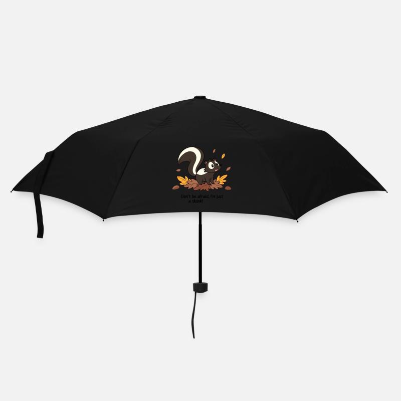 HAB KEINE ANGST, ICH BIN NUR EIN STINKTIER - Regenschirm (klein) - Schwarz