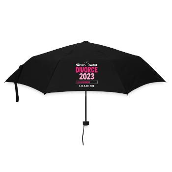 Divorce 2023 Chargement Prêt pour le changement Divorce - Parapluie standard - noir - Devant