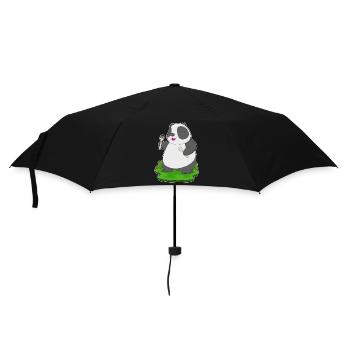 Cuisine de la cuisine de la cutanière Panda - Parapluie standard - noir - Devant
