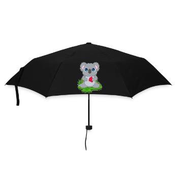 Koala Poker Pokerkarten - Regenschirm (klein) - Schwarz - Vorne