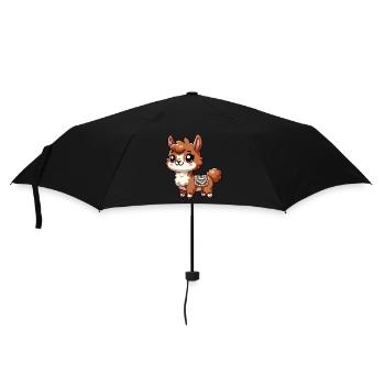 Llama child - Umbrella (small) - black - Front