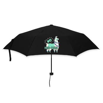 Llama No Prob Llama - Umbrella (small) - black - Front