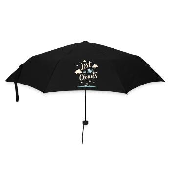 Cloud View, Relaxing Sky, Dreamy - Umbrella (small) - black - Front