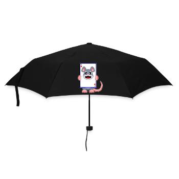 Mouse Poker Cartes de poker - Parapluie standard - noir - Devant