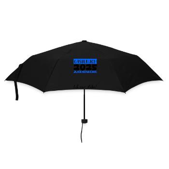 Jugendweihe 2025 Gästebuch Geschenk Mädchen Jungen - Regenschirm (klein) - Schwarz - Vorne