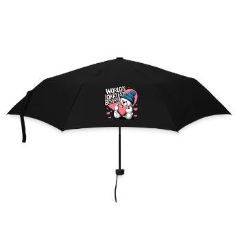 Partner Schatz Valentinstag Liebe lustiger Spruch - Regenschirm (klein) - Schwarz - Vorne
