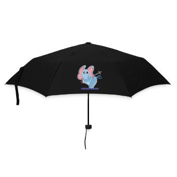 Ski éléphant Sports d’hiver - Parapluie standard - noir - Devant