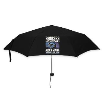 Blutergüsse sind Souvenirs Krav Maga - Regenschirm (klein) - Schwarz - Vorne