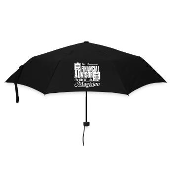 I am A Financial Advisor Not A Magician - Umbrella (small) - black - Front