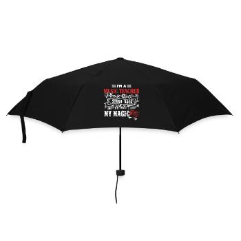 Music Teacher I am A Music Teacher - Umbrella (small) - black - Front