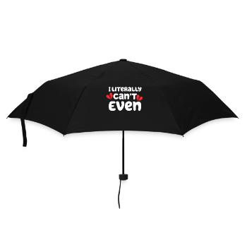 Je ne m’en soucie même pas - Parapluie standard - noir - Devant