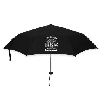 My Blood Type Is Dachshund - Umbrella (small) - black - Front