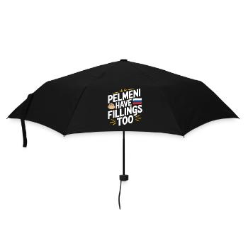 Pelmeni Cuisine russe - Parapluie standard - noir - Devant