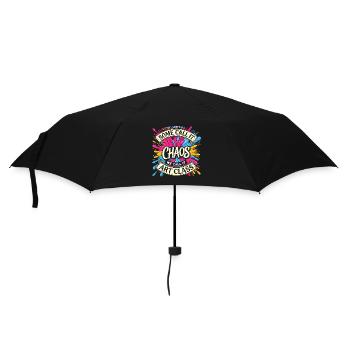 Manche nennen es Chaos, wir nennen es - Regenschirm (klein) - Schwarz - Vorne