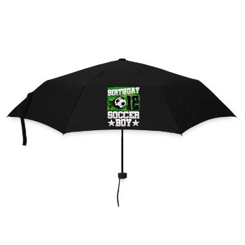 12th birthday Boy Soccer 12 Years Old Gifts - Regenschirm (klein) - Schwarz - Vorne